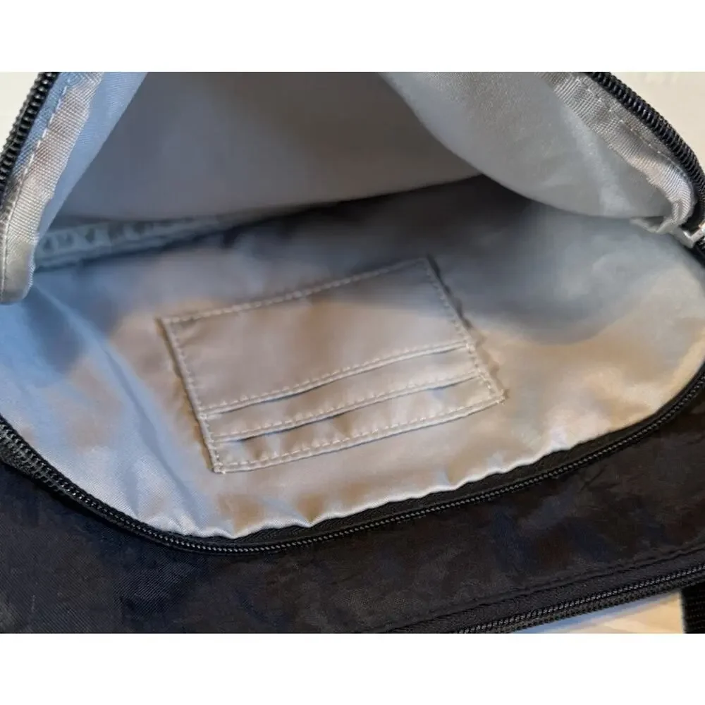 Baggallini Crossbody Bag Black Adjustable Strap Pockets Purse